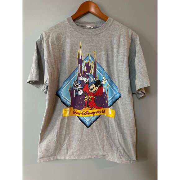 Vintage Adult Size L XL Walt Disney World 25th Shirt - Picture 1 of 5
